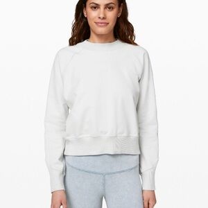 Lululemon Ready to Roll Crew Light Gray